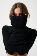 Turtleneck Sweater - Fornet - Black