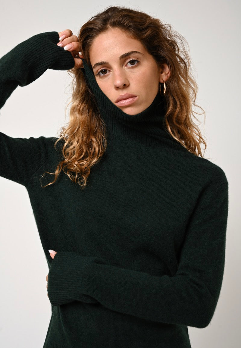 Roll-Neck Jumper - Fornet - Cypress