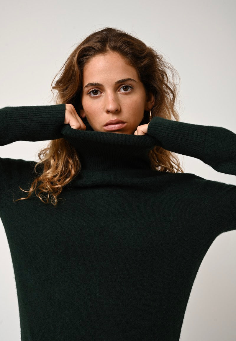 Roll-Neck Jumper - Fornet - Cypress