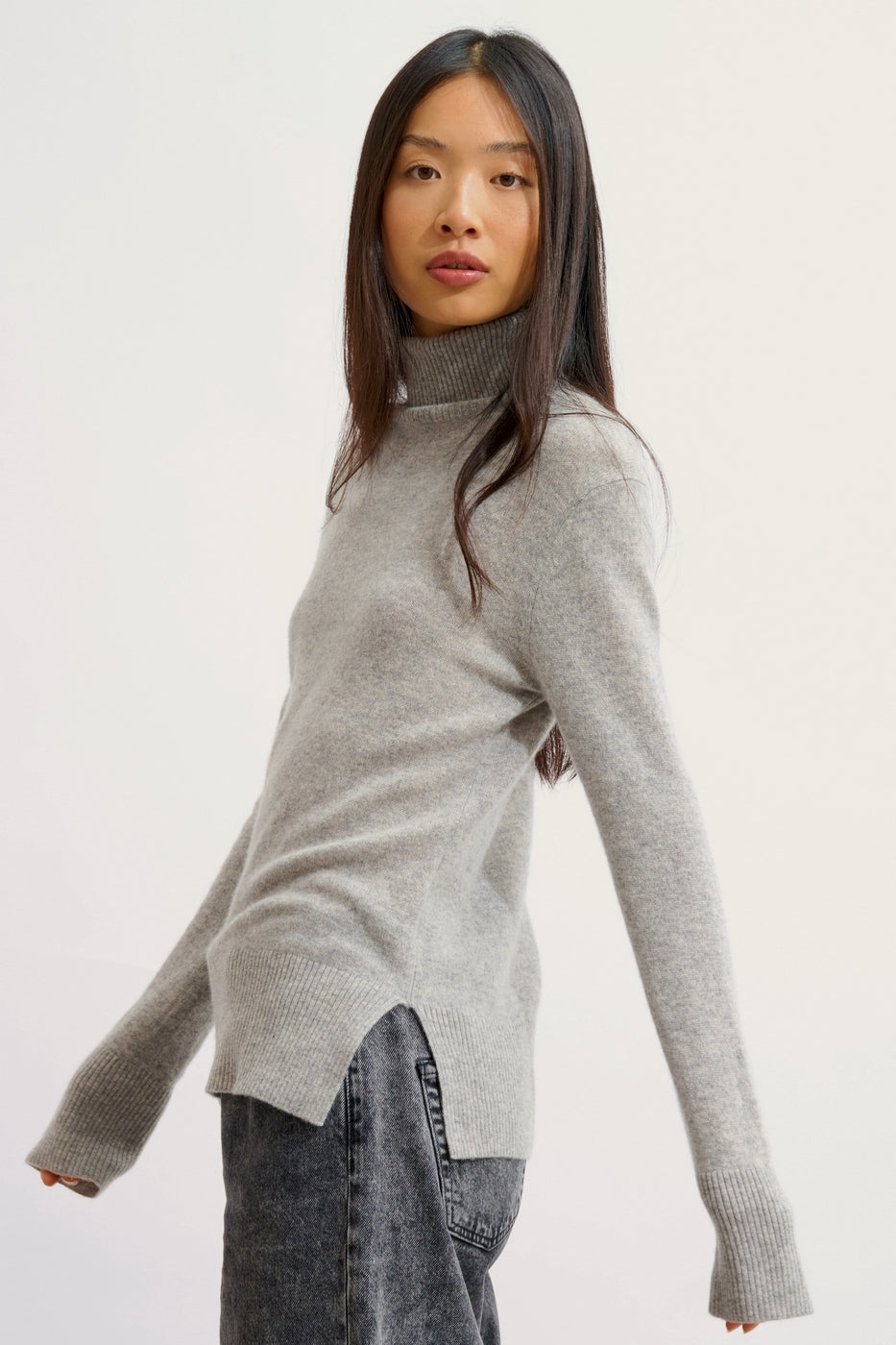 Pull Col Roulé - Fornet - Nuage Chiné