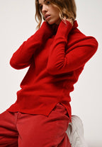 Pull Col Roulé - Fornet - Rouge