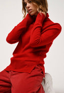 Pull Col Roulé - Fornet - Rouge