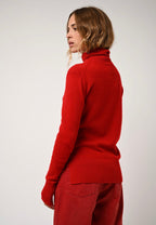 Suéter de Cuello Vuelto - Fornet - Rojo