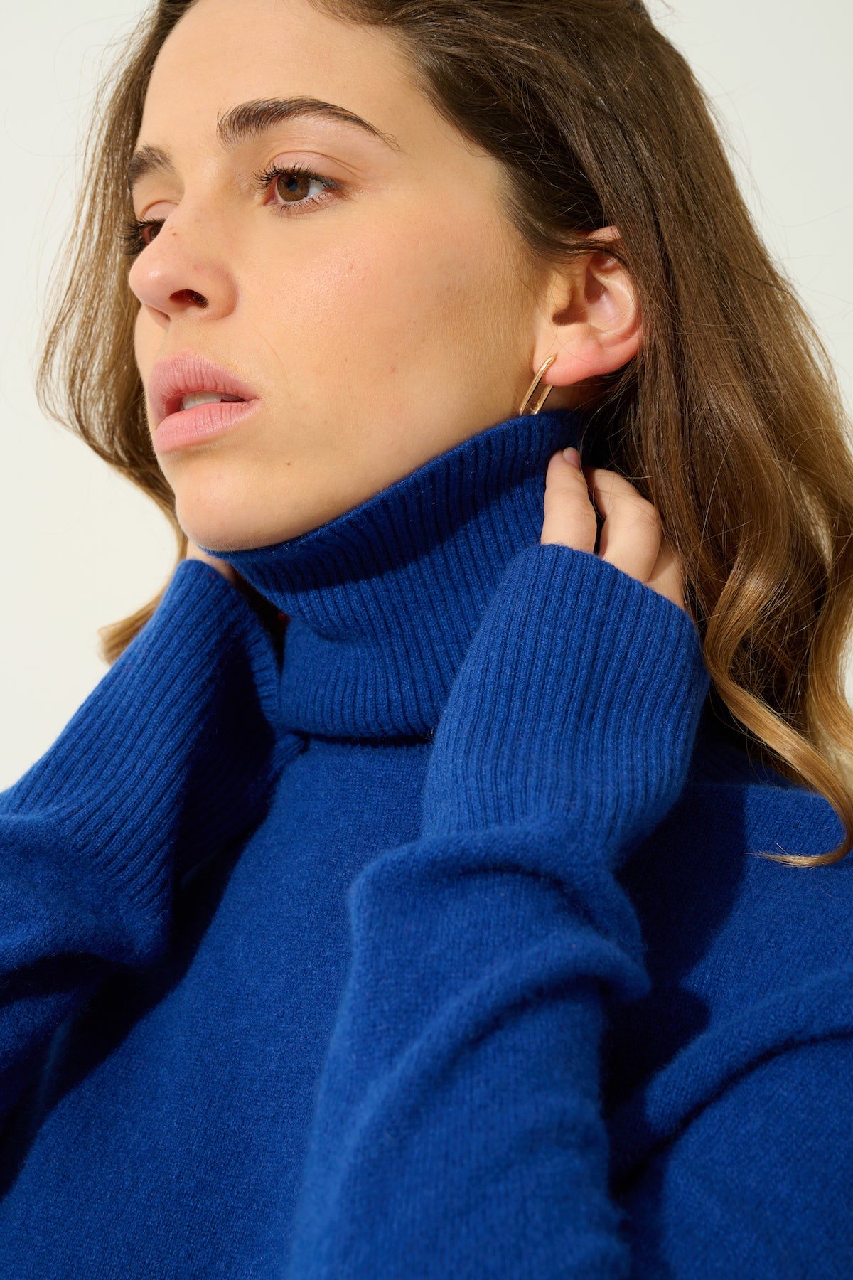 Roll-Neck Jumper - Fornet - Ultramarine