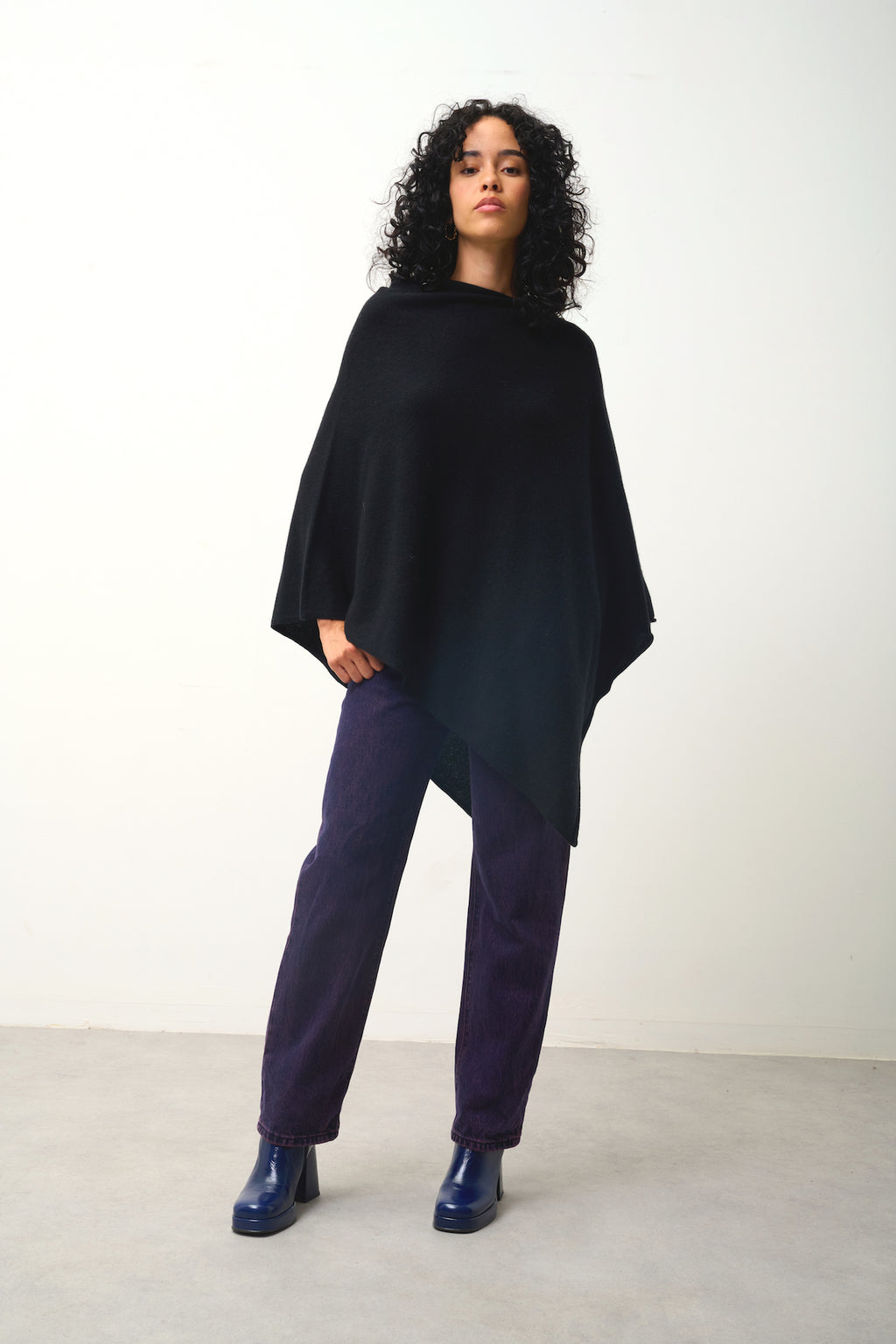 Poncho - Carra - Negro