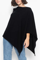 Poncho Carra - Noir - 100% Cachemire 2 Fils - Femme