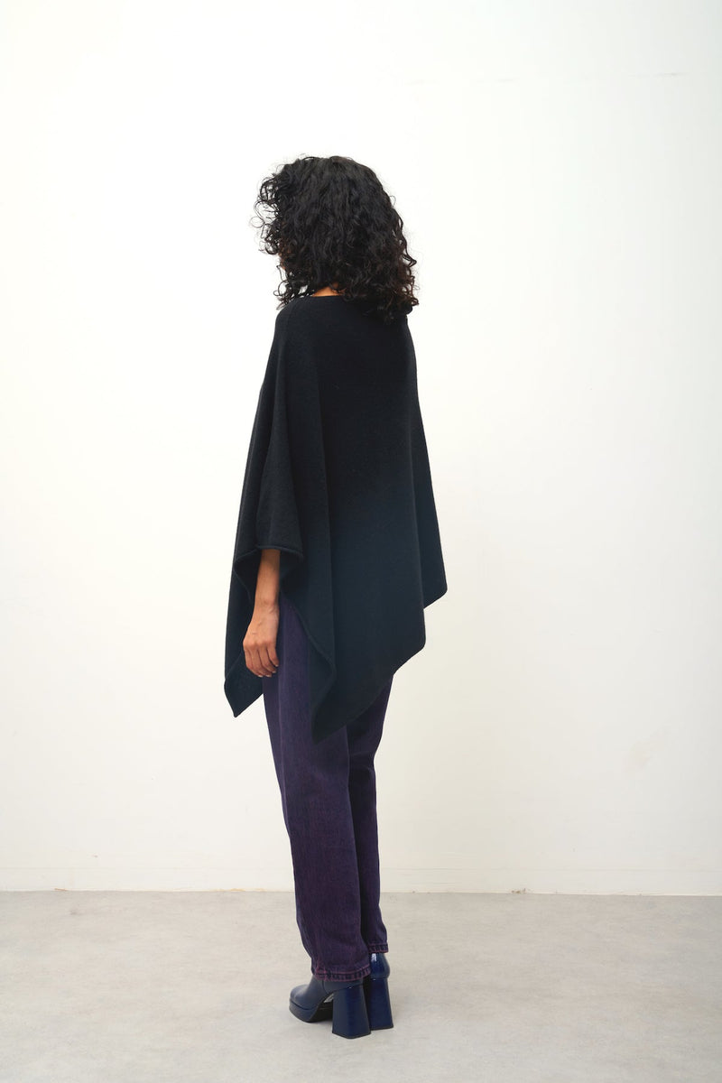 Poncho - Carra - Noir
