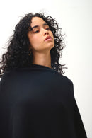 Poncho - Carra - Noir