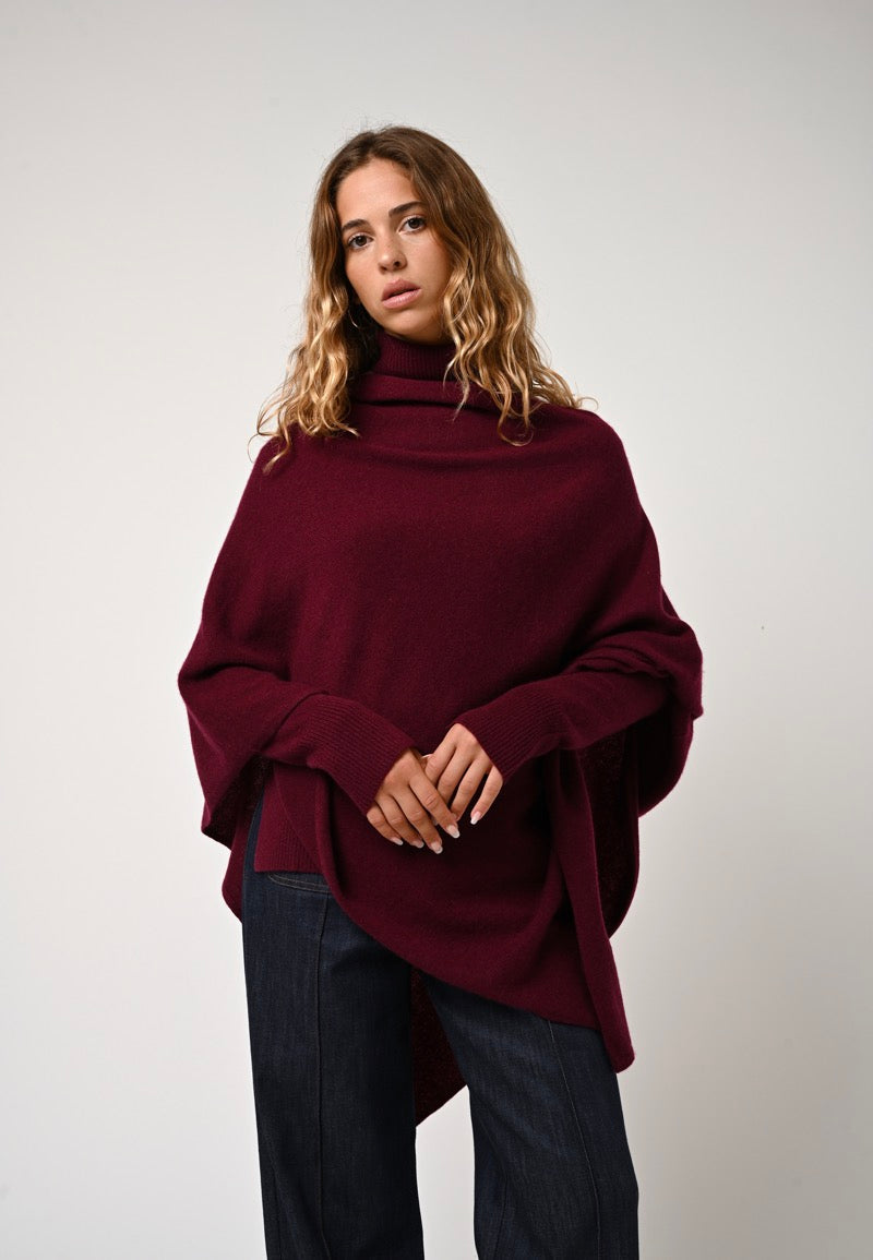 Poncho - Carra - Red