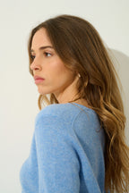 V-Neck Sweater - Galise - Sky