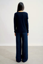 Pull Col V - Galise - Navy