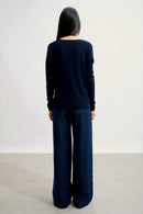 Pull Col V - Galise - Navy