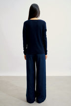 Pull Col V - Galise - Navy