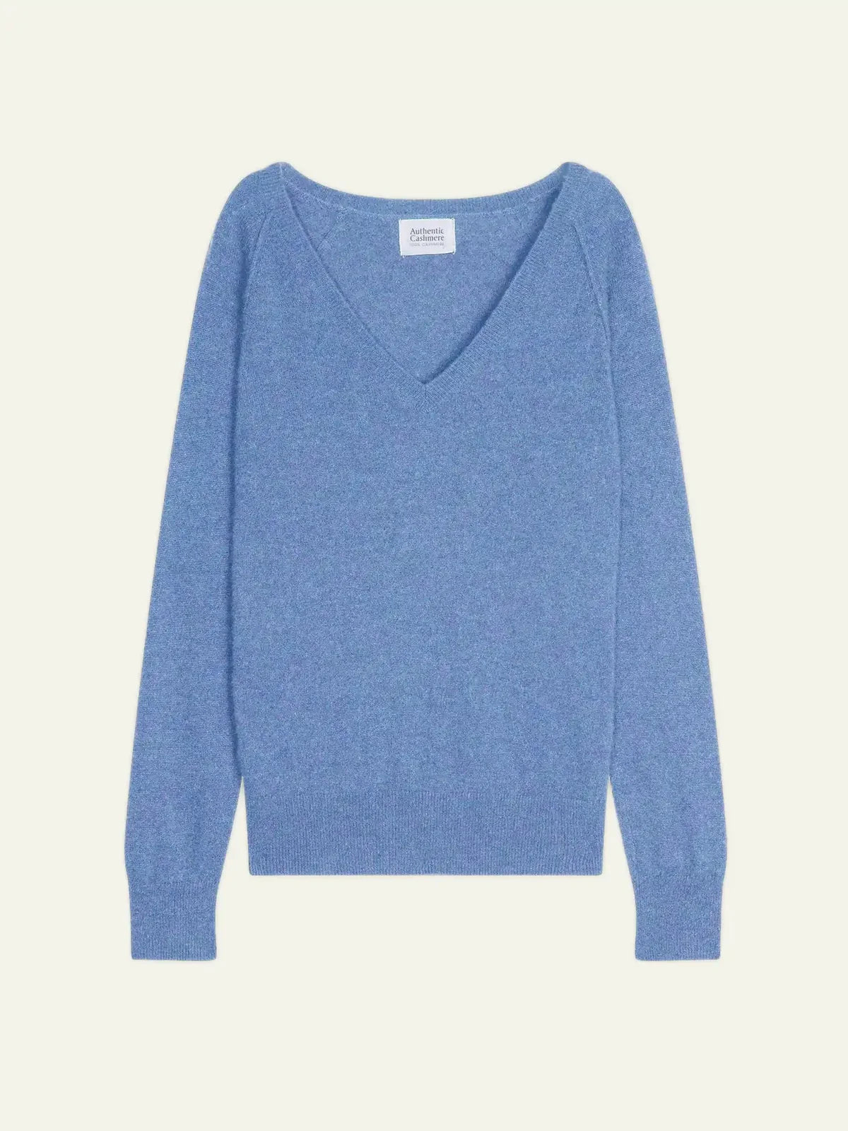 Jersey cuello en V - Giusalet - Celeste