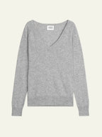 V-Neck Jumper - Giusalet - Cloudy Marl