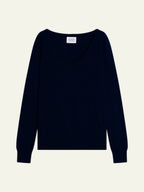 Pull Col V - Giusalet - Navy