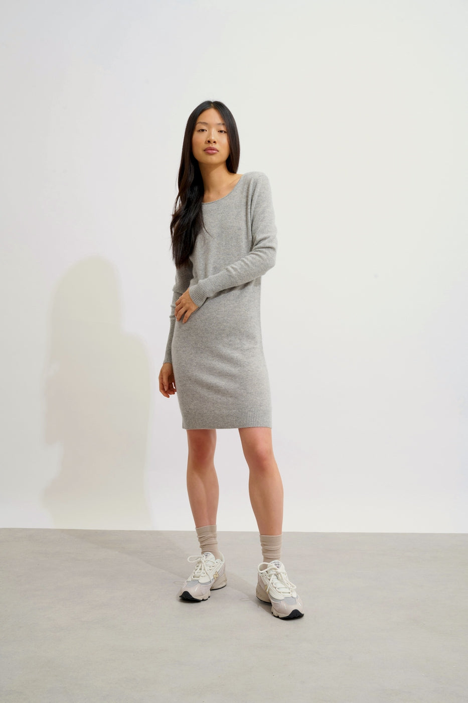 Robe Col Rond - Armet - Nuage Chiné
