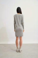 Robe Col Rond - Armet - Nuage Chiné