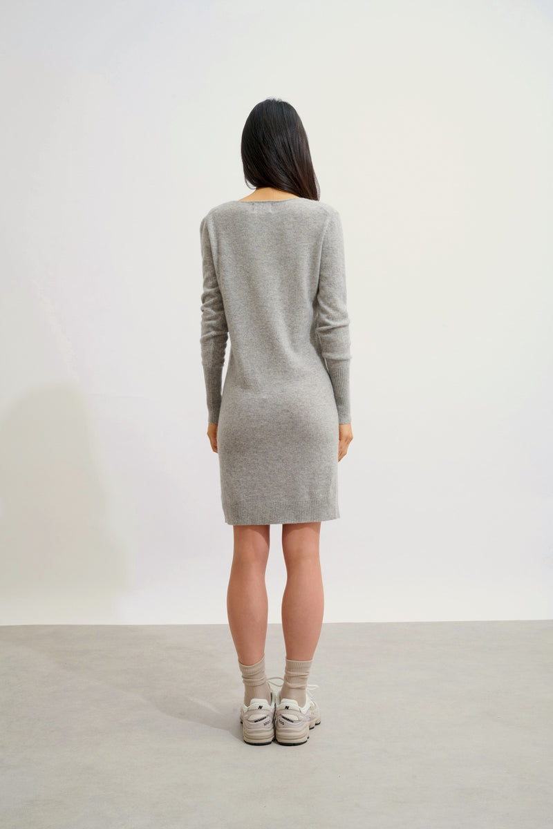 Robe Col Rond - Armet - Nuage Chiné