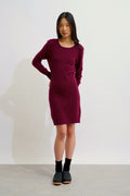 Robe Col Rond - Armet - Bordeaux