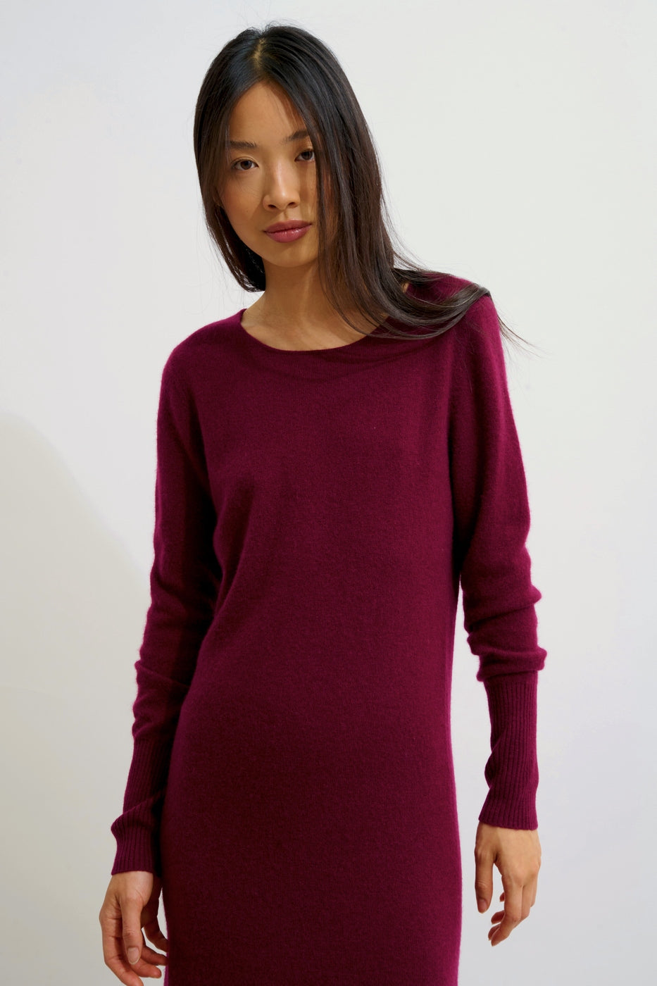 Robe Col Rond - Armet - Bordeaux