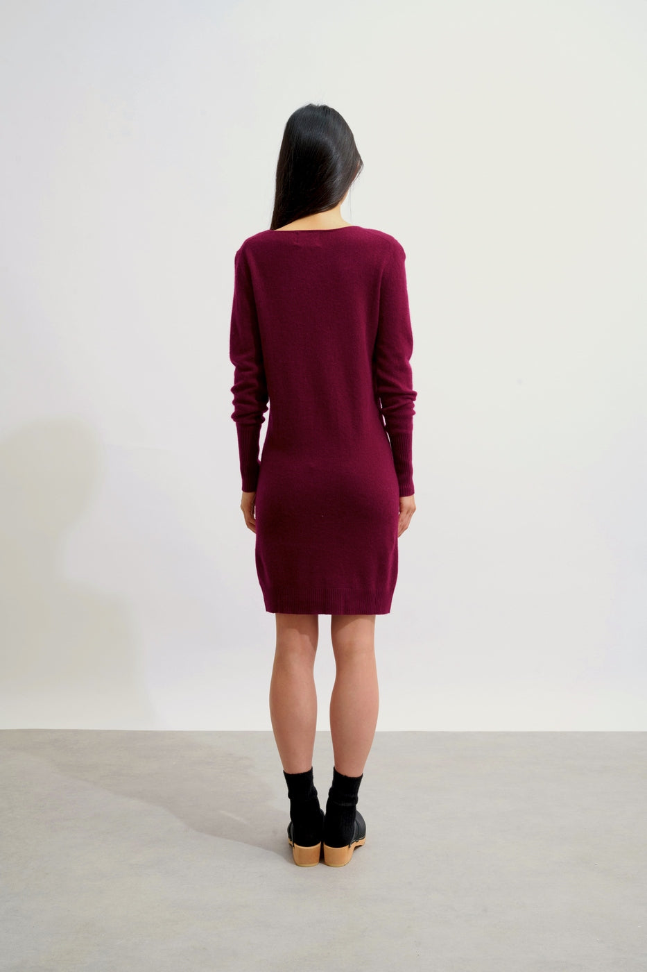 Robe Col Rond - Armet - Bordeaux