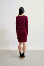 Robe Col Rond - Armet - Bordeaux