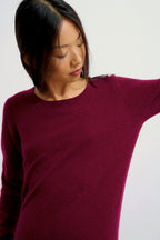 Robe Col Rond - Armet - Bordeaux