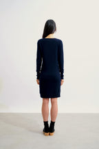 Robe Col Rond - Armet - Navy