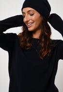 Bonnet Pinier - Navy - 100% Cachemire 2 Fils - Mixte