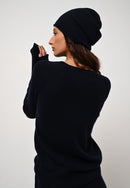 Bonnet Pinier - Navy - 100% Cachemire 2 Fils - Mixte