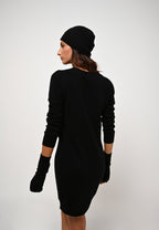 Serre Mittens - Black - 100% 2-ply Cashmere - Mixed