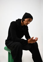Vaymont Scarf - Black - 100% 2-Ply Cashmere - Unisex