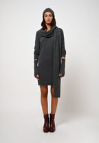 Scarf - Vaymont - Heathered Anthracite
