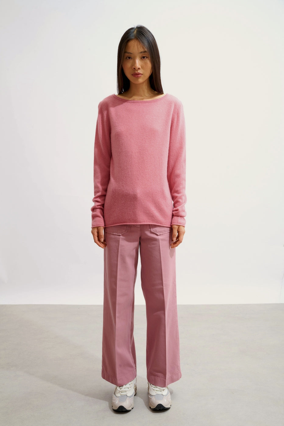 Boat Neck Sweater - Criou - Petal