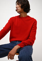 Pull Col Rond - Aiglière - Rouge