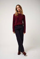 Pull Col Rond - Ecrin - Rouge