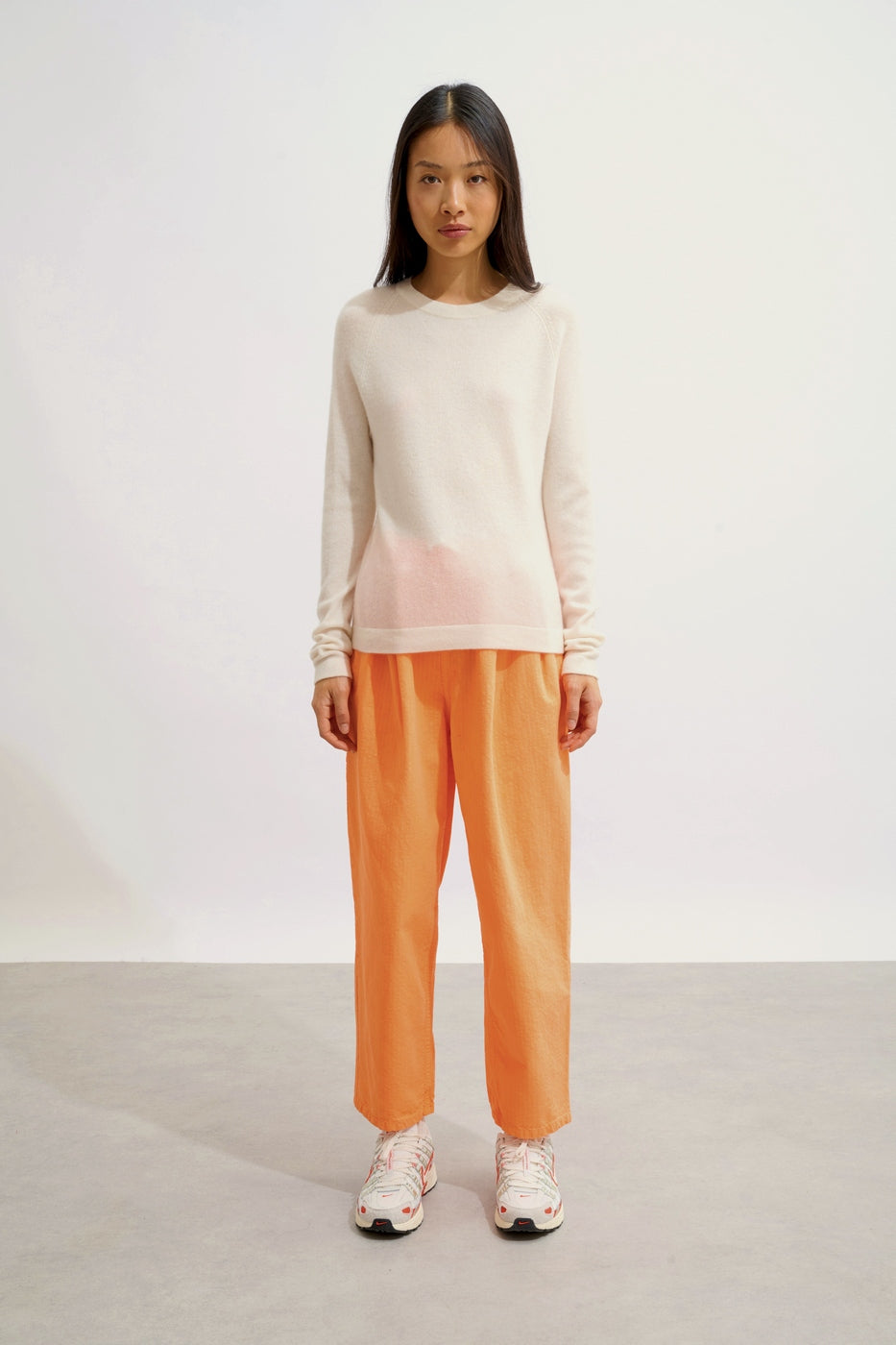 Round Neck Sweater - Ecrin - Ivory