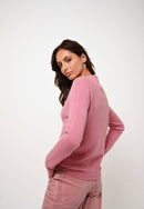 Pull Col Rond - Ecrin - Rose