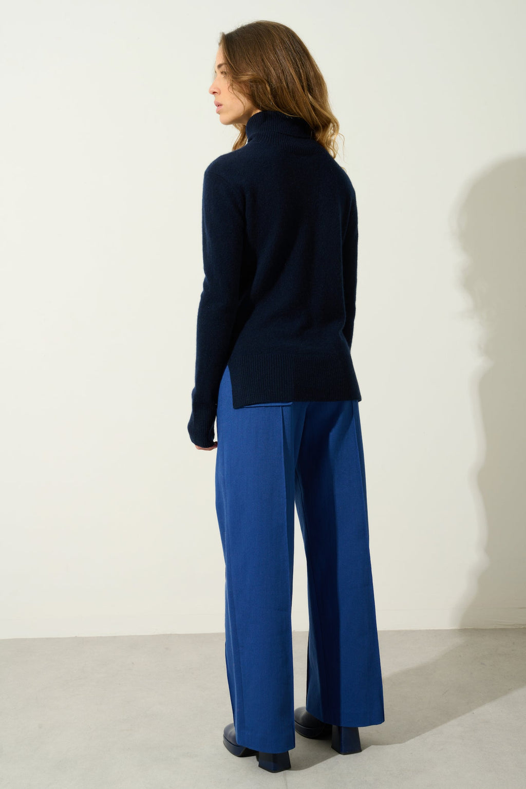 Turtleneck Sweater - Fornet - Navy