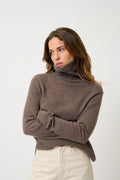 Pull Col Roulé - Fornet - Marron