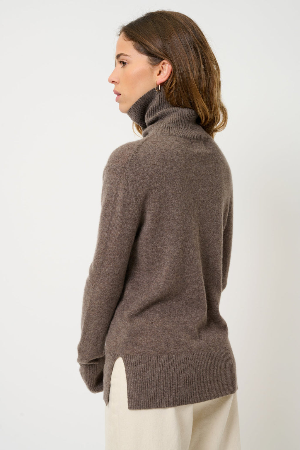 Pull Col Roulé - Fornet - Marron