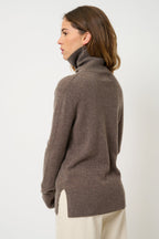 Pull Col Roulé - Fornet - Marron