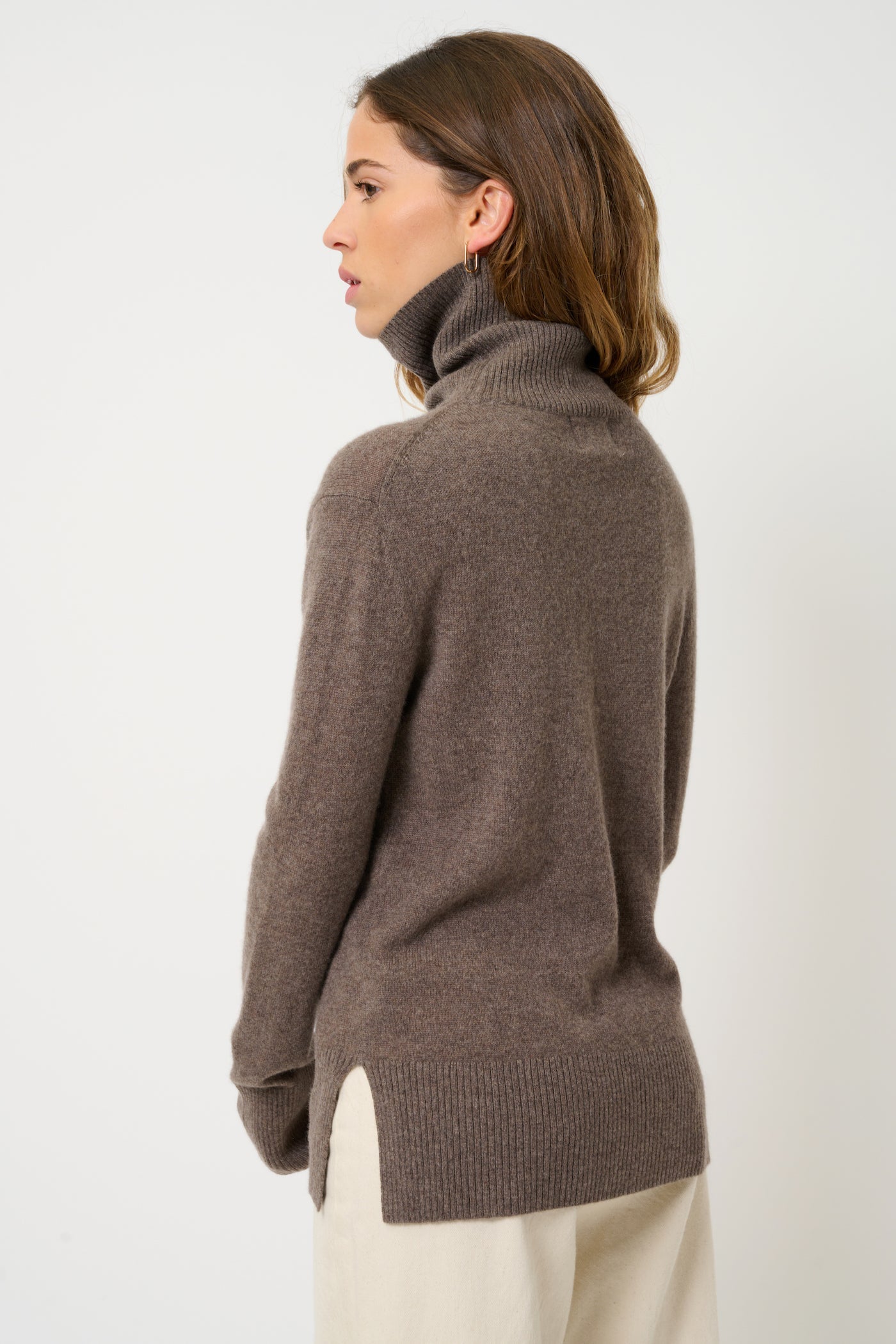 Pull Col Roulé - Fornet - Marron