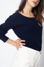 Round-Neck Jumper - Faraut - Navy