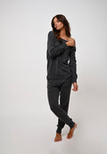 Pull Col Rond - Faraut - Anthracite Chiné