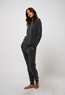 Pull Col Rond - Faraut - Anthracite Chiné