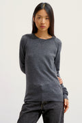 Pull Col Rond - Etret - Anthracite Chiné