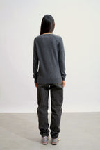 Jersey Cuello Redondo - Etret - Antracita Jaspeada
