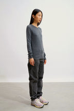 Pull Col Rond - Etret - Anthracite Chiné